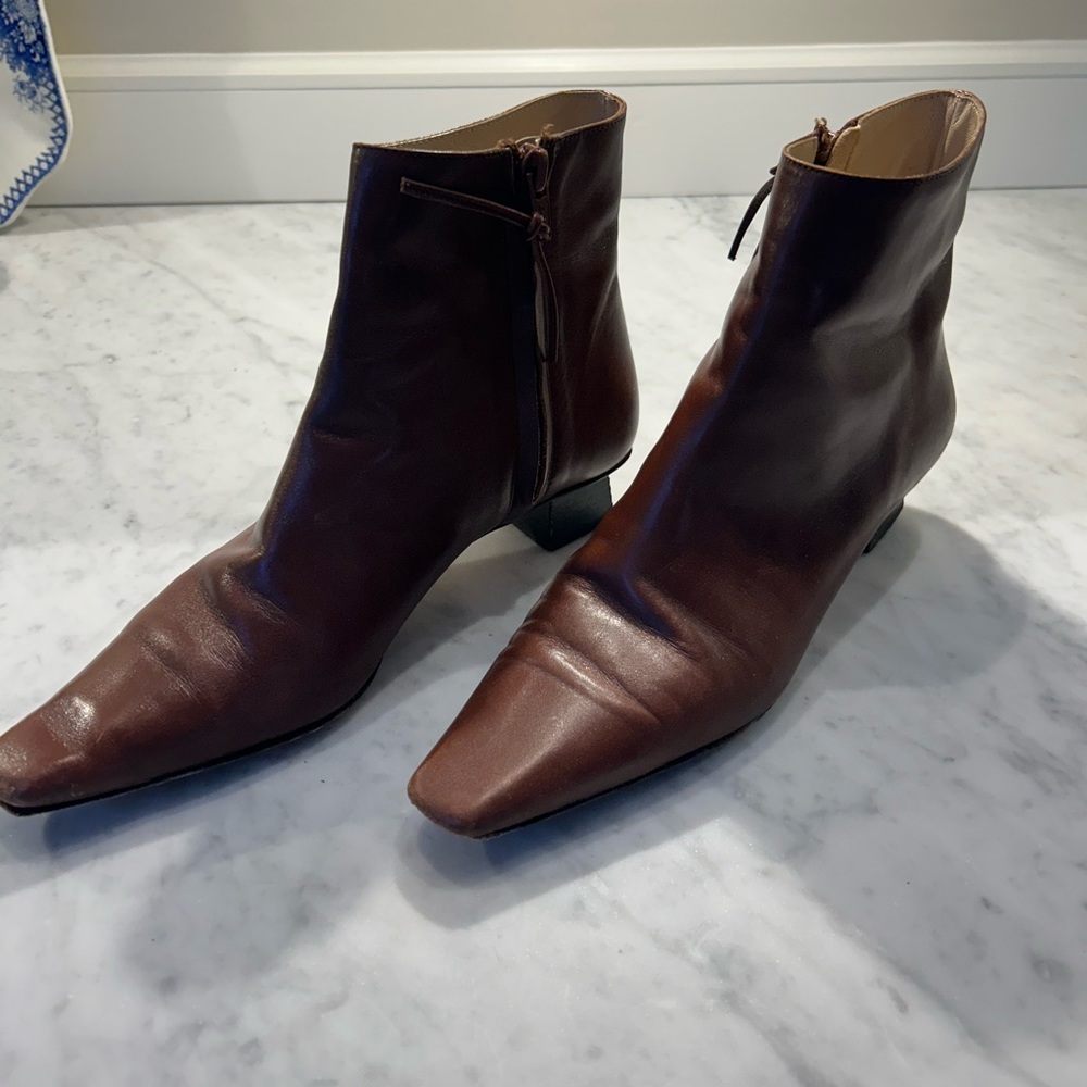 Michael Kors, carmel brown, leather boots. Size 6.5.
